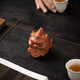 Pixiu tea pet ornaments, high-quality purple clay, tea ceremony, kung fu tea table, tea set accessories, creative and cute tea toys, high-end cute ball Pixiu-red