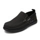 Karochi men's shoes Vollu canvas shoes low top one foot lazy casual flat bottom driving cloth shoes men graphite 43 (270mm) 43.5 has been merged to 43