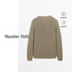 Massimo Dutti折扣升级2025男装简约基础款纯棉舒适罗纹毛衣针织衫00966378 绿色 M 尺码偏大