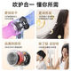 JCZS German brand hair dryer household mute negative ion high power does not hurt hair high-speed fast drying leafless hair dryer hair care dormitory portable business trip baby pet lady top version berry rose red single nozzle 1.8 meters wire + gift box