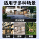 
Batianan ultra-high-definition camera monitoring outdoor wireless wifi home monitor home mobile phone remote 360 ​​degrees without dead angles with night vision panoramic voice rotation can be used for dialogue outdoor [dual photography and three images] 15 million extreme clear + full color night vision with 64G memory card
