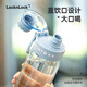Lock and Lock Water Cup Large Capacity Summer High Temperature Resistant Portable Tea Cup Sports Kettle Male and Female Students Fall-Resistant Straight Drinking Cup Water Bottle Portable Handle Yuanshan Gray 850ml