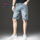 AEMAPE Brand Casual Denim Shorts Hombres del verano Manguilado de la marca de mezclilla de mezclilla