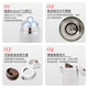 Tiger brand (TIGER) lightweight hand-opening stainless steel elastic cover vacuum insulation cold water cup birthday gift MTR-W088 880ml black wood KAT 880ml