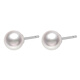 Hersha AKOYA seawater pearl earrings small bulb 7-8mm S925 Tremella needle