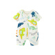 Mini Bala Dinosaur Onesie Outing Crawler Ropa de algodón puro Los niños y niñas de algodón puro no son fáciles de deformar y lindo verano