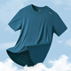 Bean rojo [camiseta fría] Camiseta de manga corta Camiseta de manga corta Camiseta de color fría de manga corta impresa para hombres Camiseta de color sólido B5 Marino -671 T XL 180/96A