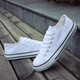
European Pastoral Couple Canvas Shoes Men's 2025 Summer New Low Top Casual Sports Shoes Men's Trendy and Versatile (PJ) 6621 White 44