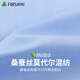 Shanshan (FIRS) shirt men's summer business modal mulberry silk short-sleeved shirt stretch-free ironing shirt D19103 40