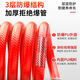 Customized PU yarn clip spring trachea hose pneumatic high pressure telescopic spiral tube air compressor air pump explosion-proof inflatable tube wholesale red - yarn clip spring tube 10 6.5 9 meters with self-locking joint