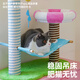 ZEZE度假猫爬架猫窝一体猫抓柱猫咪磨爪猫抓板不掉屑耐磨玩具