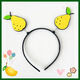 Zi Jiafu Children's Day Decorative Hair Accessories Sports Games Performance Props Watermelon Strawberry Banana Fruit Spring Headband Hairpin Strawberry Spring Headband
