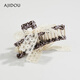 AJIDOU Ajidou hairpin fashion casual back of the head large grabber high-end shark clip headwear birthday gift beige 1 piece