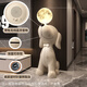 Chuxiang Beagle floor-standing ornaments Moon lamp piggy bank audio living room TV cabinet home accessories housewarming gift Leather-patterned Beagle floor-standing ornaments