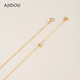 AJIDOU Ajidou necklace women's 925 silver fashionable freshwater pearl clavicle chain simple and gentle with gift box birthday gift to girlfriend