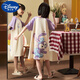 Disney girls nightgown summer short-sleeved pure cotton sweet children's pajamas cartoon medium-sized children girl sweet princess mother and daughter clothing TN702 125 size 12 (recommended height 115-125)