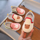 G.duck Little Yellow Duck Children's Canvas Shoes Spring and Autumn New Slip-On Cartoon Boys and Girls Light Soft Soled Shoes Pink 29/Inner Length 17.5cm