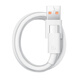 Huawei Original 6A-Datenkabel 88W/66W/100W Super-Schnell-Lade-Typ-C-Mobiltelefon-Ladungskabel Mate7060pro+5430RRSX653 P7060PRONOVA12 Honor Huawei [6A Super-Fast-Ladekabel] Weiß weiß