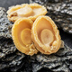 Salt-ground golden abalone meat 200g (about 12-13 pieces)