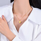 Chow Tai Fook Fu Qi Xiaolong Baofoot Golden Gold Halskette Anhänger Halskette (Arbeitsgebühr: 420 min) EOF677 40 cm Volles Gold ca. 5,05 g