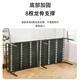 Yuelaiju Campbett Stahl Plastik Büro Klappbett Lunchpause tragbare tragbare Blow -Blasen -Formmeldung Single Hospital Nicker