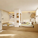 Quanyou Whole House Customized Youth Garderobe Bücherregal Integrated Storage Cabinet Multifunktions-Lagerschrank Tatami Boden-Boden-Bett 1098/(kann aus Tatami bestehen. Bitte wenden Sie sich an den Kundendienst, um Einzelheiten zu erhalten)