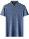 
Lomon dad short-sleeved T-shirt men's summer clothes middle-aged ice silk men's clothing grandfather cotton top middle-aged men's polo shirt 9934 red [65% cotton] M 165/M [115Jin [Jin equals 0.5 kg]]