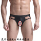 Confidential delivery, sexy men's sexy underwear, men's thong underwear, fully transparent T pants, passion nightclub opening, free of charge, style one black