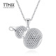 TTMIX women's pt950 platinum pendant hollowed out gold gourd fashion pendant for girlfriend large size 5.1-5.3g