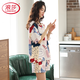 Langsha Light Luxury 2025 Pajamas ricos para mujeres en verano algodón puro pantalones cortos de manga corta algodón de algodón casual de ropa para el hogar