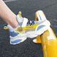 Los nuevos zapatos deportivos de cuero para niños de la primavera y el verano de Xuantushi Boys de verano son de malla transpirable Media pequeña y grandes zapatos para niños, zapatos de niños 'Shoes' Boys 'Shoes 878 Milan Amarillo Single 30 30
