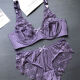 
Shan Nanwei [2694 people] European and American sponge-free sexy 200Jin [Jin equals 0.5 kg] Large size bra set, gather fat MM, brick red single piece bra 75D