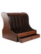 Huixing Stationery Wooden File Shelf de bureau Boîte de stockage de fichiers de bureau Vertical Livre Fichier Fichier Informations sur le fichier d'organisation de la barre de fichier HX-5012