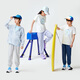 Vêtements pour enfants Asics pour la protection du soleil confortable, légère et légère des enfants et les pantalons sportifs polyvalents à l'épreuve des moustiques 332241083093