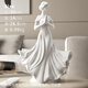 Ole's creative character art ornaments praying for plain shadows high-end sculptures living room entrance wine cabinet study room home decorations HT praying plain shadows goddess ornaments