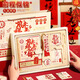 The World on the Left School Graduation Season Gift Notebook Set Gift Box Can be customized Chinese style Business Office Notebook Thousand Miles of Jiangshan Souvenirs Stationery National Trends Cultural and Creative Printable Gold List 6-piece Set [Gift Box Gift Bag Style]