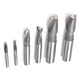 Shanggong 10 pieces straight shank keyway end mill 5mm 2-edge two-tooth keyway end mill