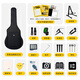 
enya [New Product] Enya X1pro MAX upgraded veneer folk guitar for beginners men and women guitar 41 inch EA-X1ProMAX wood color