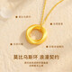 Семьъядерное золотое ожерелье для женщин Mobius Feet Gold Bold Sending Gift Day's Gift для подруги для учителя Жена Клавикуля