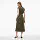 Gloria ärmelloses Kleid für Frauen 2025 neues Sommer -Pendel -Outfit großzügiger und anständiger Rock 1E4C4K740 42G Olivengrün M.