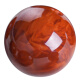 Zuihua Natural Agate, Southern Red Sparse Pearl, perle ronde, liangshan minerai cru en pleine couleur à la flamme de viande de viande de viande Bracelet Bouddhistes Accessoires de bricolage [15,7 mm] No. 15053 / Send Certificat