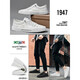Katile Crocodile Summer Herrenschuhe echte Leder mit weicher Locked Trendy All-Match atmabberabstimmung mit Leinwand Schuhen Sport Männer weiße Schuhe Casual Board Schuhe Schwarz Full 6624DK-Ice Seidenstil 40 Standard Sportschuhe Größe Größe