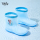 Disney children's rain boots children's rain boots kindergarten 3-6 years old baby rain boots girls elementary school students rain boots anti-slip light blue