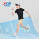 Camiseta de manga corta de tamaño medio de XTep Top de manga corta Nuevo deportes Tortos T Cortes T Black [9215] Única M 120