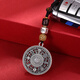 Luotai Old Silversmith 999 Babao Compass Car Keychain Pendant Fashion Creative DIY Men's and Women's Bags Mobile Phone Decoration Gift Babao Compass Keychain Pendant