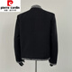 Pierre cardin small fragrance jacket men's spring and autumn American retro vintage loose casual handsome old money style blazer black M