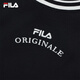 FILA 杨幂同款|斐乐官方女装针织背心2025夏新款时尚简约休闲修身内搭 正黑色-BK S 160/80A/S