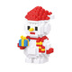 LELE Brothers Christmas Small Pellet Building Blocshs Assembly Assembly's Assembly Toy Cadeaux Men et femmes Small Gift Building Blocy Blocs Model C0103 Snowman 757pcs