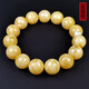 Amber style, one thing, one picture, one certificate, natural beeswax bracelet, men's amber bracelet, white flower wax Russian material, flawless bracelet, 30.92g, 15.5mm
