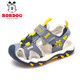 BOBDOG children's shoes baby functional sandals 2025 new summer children's non-slip soft sole toe toddler shoes summer boys' shoes Azure/Navy Blue 1102123045 24 Shoe inner length 150mm